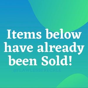 Items below this side have already been sold!